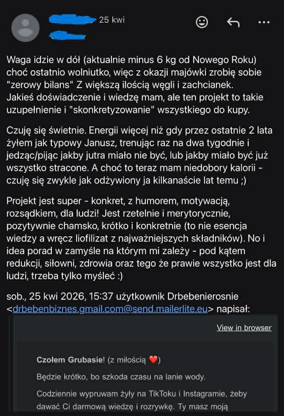 Opinia uczestnika 4